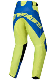 Pantalon cross Enfant Alpinestars Racer Veil Jaune Fluo 2025 Dos