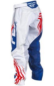 Pantalon cross Enfant Fly Racing F-16 Blanc 2025 Dos