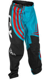 Pantalon cross Enfant Fly Racing F-16 Cyan 2025