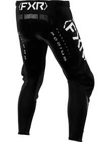 Pantalon cross Enfant FXR Podium Noir-Blanc 2025 Dos