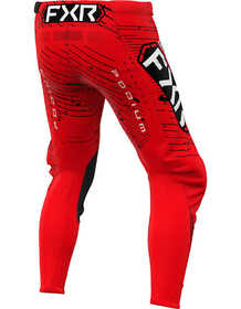 Pantalon cross Enfant FXR Podium Rouge-Noir 2025 Dos