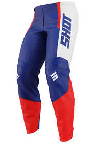 Pantalon cross Enfant Shot Draw League Bleu-Rouge 2025