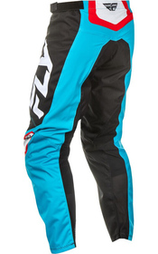 Pantalon cross Fly Racing F-16 Cyan 2025 Dos