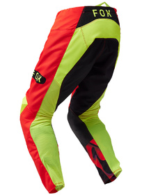 Pantalon cross Fox 180 Emotion Rouge Fluo 2025 Dos