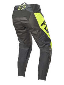 Pantalon cross Enfant Fox 180 Revn Jaune Fluo Dos