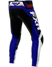 Pantalon cross FXR Clutch Bleu Camo-Rouge 2025 Dos