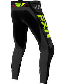 Pantalon cross FXR Clutch Jaune Fluo-Camo 2025 Dos