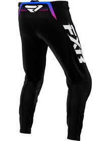 Pantalon cross FXR Clutch Noir-Rose 2025 Dos