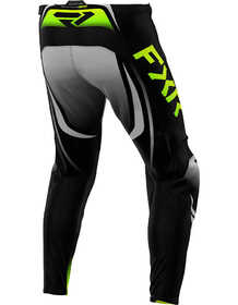 Pantalon cross FXR Clutch Pro Gris-Jaune Fluo 2025 Dos