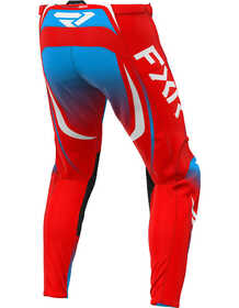 Pantalon cross FXR Clutch Pro Rouge-Cyan 2025 Dos