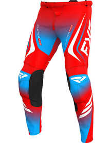 Pantalon cross FXR Clutch Pro Rouge-Cyan 2025