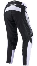 Pantalon cross Kenny Track Focus Black White 2025 Dos