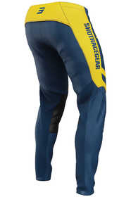 Pantalon cross Shot Contact Mythic Bleu-Jaune 2025 Dos