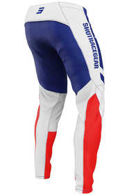 Pantalon cross Shot Contact Mythic Bleu-Rouge 2025 Dos