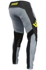 Pantalon cross Shot Contact Shield Jaune Fluo 2025 Dos