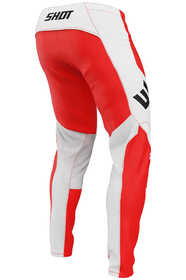 Pantalon cross Shot Contact Shield Rouge 2025 Dos