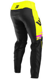 Pantalon cross Shot Devo X-Trem Jaune Fluo 2025 Dos