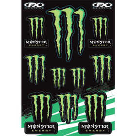 Pieces moto : planche stickers Pro Circuit Monster Energy