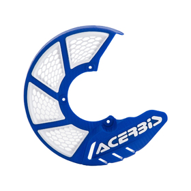 Protège disque frein avant Acerbis X-Brake 2.0 245 mm Bleu-Blanc