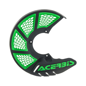 Protège disque frein avant Acerbis X-Brake 2.0 Noir-Vert