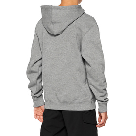 Sweat à capuche Enfant 100 % - ICON Gris - Dos